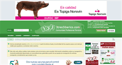 Desktop Screenshot of 3tres3iberico.com